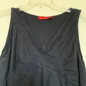 Elle Black Wrap Front Tank Top XL